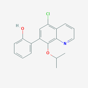 2-(5-Chloro-8-isopropoxyquinolin-7-yl)phenol