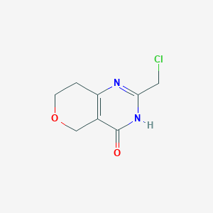 2-(Chloromethyl)-7,8-dihydro-3H-pyrano[4,3-D]pyrimidin-4(5H)-one