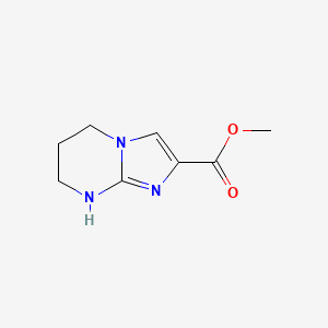 molecular formula C8H11N3O2 B1487056 Methyl 5,6,7,8-tetrahydroimidazo[1,2-a]pyrimidine-2-carboxylate CAS No. 1353496-71-5