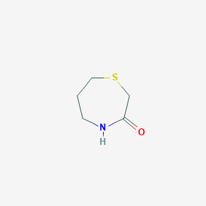 molecular formula C5H9NOS B14870562 1,4-Thiazepan-3-one 