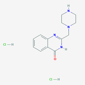 2-Piperazin-1-ylmethyl-3H-quinazolin-4-one dihydrochloride