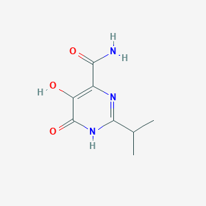 5,6-Dihydroxy-2-isopropylpyrimidine-4-carboxamide