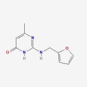 2-[(2-Furylmethyl)amino]-6-methylpyrimidin-4(3H)-one