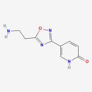 5-(5-(2-Aminoethyl)-1,2,4-oxadiazol-3-yl)pyridin-2-ol