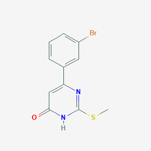 6-(3-bromophenyl)-2-(methylthio)pyrimidin-4(3H)-one