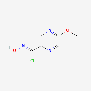 N-Hydroxy-5-methoxypyrazine-2-carbimidoyl chloride