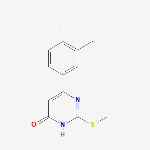 6-(3,4-dimethylphenyl)-2-(methylthio)pyrimidin-4(3H)-one