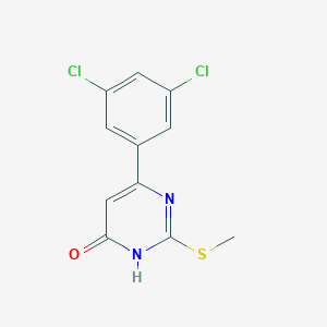 6-(3,5-dichlorophenyl)-2-(methylthio)pyrimidin-4(3H)-one