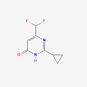 2-Cyclopropyl-6-(difluoromethyl)pyrimidin-4-ol