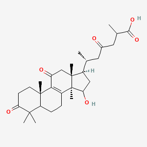molecular formula C30H44O6 B14871209 Ganolucidic acid A 