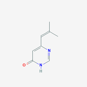 6-(2-Methylprop-1-en-1-yl)pyrimidin-4-ol