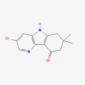3-bromo-7,7-dimethyl-5,6,7,8-tetrahydro-9H-pyrido[3,2-b]indol-9-one