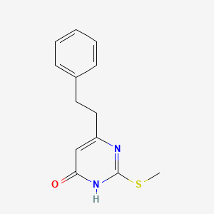 2-(methylthio)-6-phenethylpyrimidin-4(3H)-one