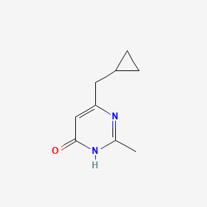 6-(Cyclopropylmethyl)-2-methylpyrimidin-4-ol