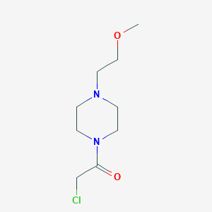 2-Chloro-1-[4-(2-methoxyethyl)piperazin-1-YL]ethanone