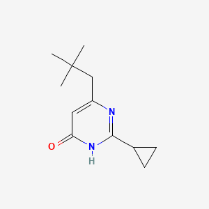 2-Cyclopropyl-6-neopentylpyrimidin-4-ol