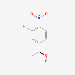 molecular formula C8H8FNO3 B1487144 (S)-1-(3-Fluoro-4-nitrophenyl)ethanol CAS No. 2097713-63-6