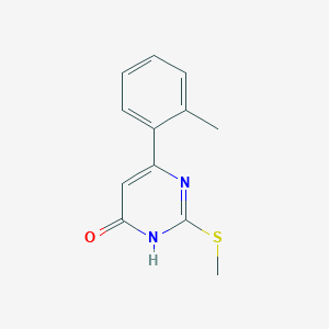 2-(methylthio)-6-(o-tolyl)pyrimidin-4(3H)-one