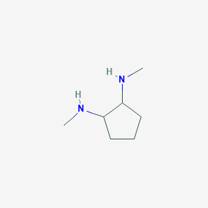 molecular formula C7H16N2 B14871483 N1,N2-dimethylcyclopentane-1,2-diamine 
