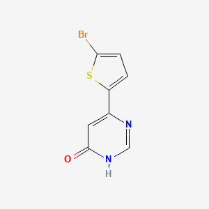 6-(5-Bromothiophen-2-yl)pyrimidin-4-ol