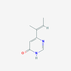 (E)-6-(but-2-en-2-yl)pyrimidin-4-ol