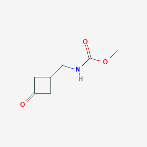 molecular formula C7H11NO3 B14871562 Methyl ((3-oxocyclobutyl)methyl)carbamate 