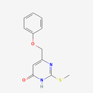 2-(methylthio)-6-(phenoxymethyl)pyrimidin-4(3H)-one