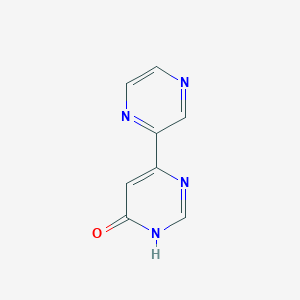 6-(Pyrazin-2-yl)pyrimidin-4-ol
