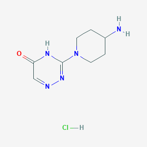 3-(4-aminopiperidin-1-yl)-1,2,4-triazin-5(4H)-one hydrochloride