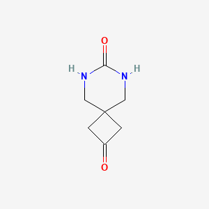 molecular formula C7H10N2O2 B14871711 6,8-Diazaspiro[3.5]nonane-2,7-dione 