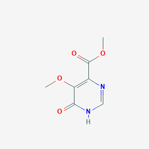molecular formula C7H8N2O4 B14871756 Methyl 5-methoxy-6-oxo-1,6-dihydropyrimidine-4-carboxylate 