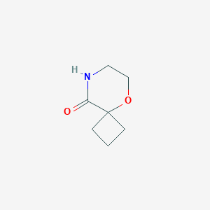 molecular formula C7H11NO2 B14871837 5-Oxa-8-azaspiro[3.5]nonan-9-one 