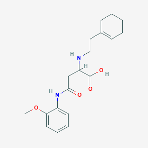 molecular formula C19H26N2O4 B14871894 N2-(2-(cyclohex-1-en-1-yl)ethyl)-N4-(2-methoxyphenyl)asparagine 