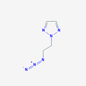 molecular formula C4H6N6 B14871908 2-(2-azidoethyl)-2H-1,2,3-triazole 