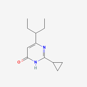 2-Cyclopropyl-6-(pentan-3-yl)pyrimidin-4-ol