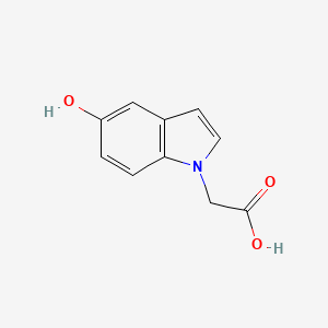 molecular formula C10H9NO3 B14872010 2-(5-hydroxy-1H-indol-1-yl)acetic acid 