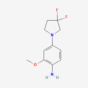 4-(3,3-Difluoropyrrolidin-1-yl)-2-methoxyphenylamine