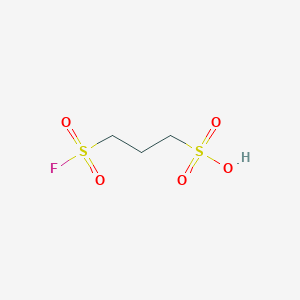 molecular formula C3H7FO5S2 B1487217 3-Sulfopropane-1-sulfonyl fluoride CAS No. 1803571-16-5