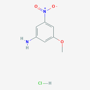 molecular formula C7H9ClN2O3 B1487222 3-Methoxy-5-nitroaniline hydrochloride CAS No. 535972-77-1