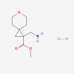 Methyl 1-(aminomethyl)-6-oxaspiro[2.5]octane-1-carboxylate hydrochloride