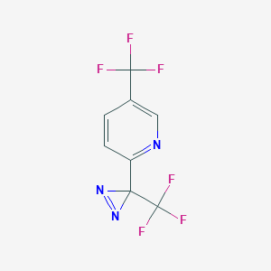 5-(Trifluoromethyl)-2-(3-(trifluoromethyl)-3H-diazirin-3-yl)pyridine