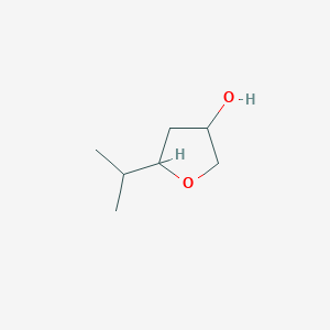 molecular formula C7H14O2 B14872370 5-Isopropyltetrahydrofuran-3-ol 