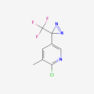 2-Chloro-5-(3-(trifluoromethyl)-3H-diazirin-3-yl)-3-methylpyridine