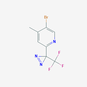 5-Bromo-2-(3-(trifluoromethyl)-3H-diazirin-3-yl)-4-methylpyridine