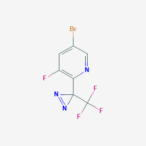 5-Bromo-3-fluoro-2-(3-(trifluoromethyl)-3H-diazirin-3-yl)pyridine