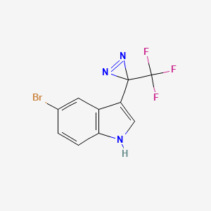 5-Bromo-3-(3-(trifluoromethyl)-3H-diazirin-3-yl)-1H-indole