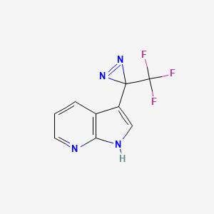 3-(3-(Trifluoromethyl)-3H-diazirin-3-yl)-1H-pyrrolo[2,3-b]pyridine