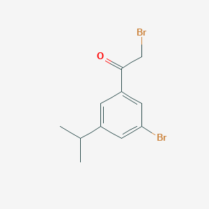 2-Bromo-1-(3-bromo-5-isopropylphenyl)ethanone