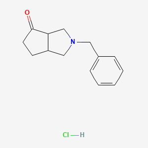 2-Benzylhexahydrocyclopenta[c]pyrrol-4(1H)-one hydrochloride