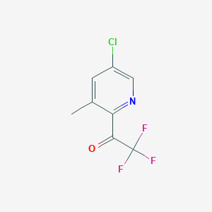 1-(5-Chloro-3-methylpyridin-2-yl)-2,2,2-trifluoroethanone